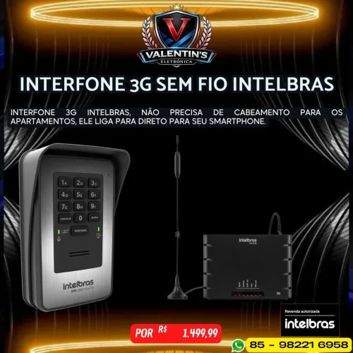 Porteiro Eletrônico 3G Sem Fio Intelbras