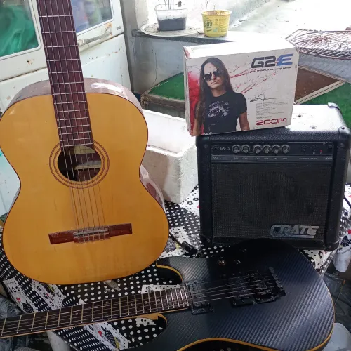 Amp Crafter, pedaleira, violão