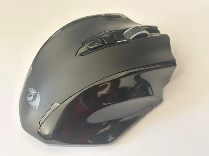 Mouse Gamer Redragon Impact Elite M913 RGB Sem Fio Preto