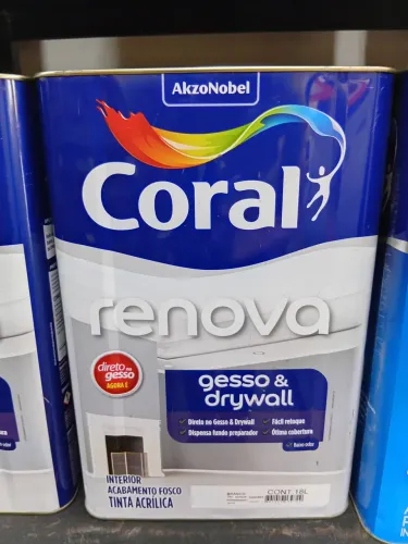 Tinta Coral Renova Gesso e Drywall 18lt