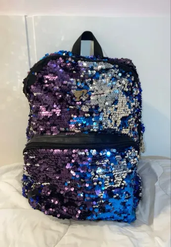 mochila juvenil meninas barbie lantejoulas g costas luxcel