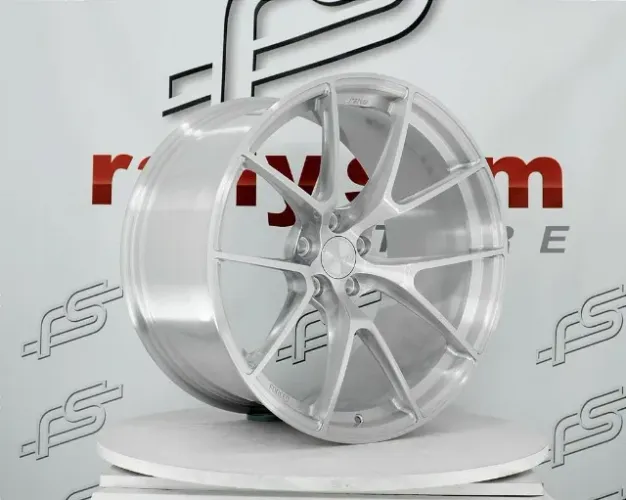 Jogo de Roda Raw Wheels Aço Escovado 5x112 - 20x10 e 20x11 Offset 12 e18 (Nv)