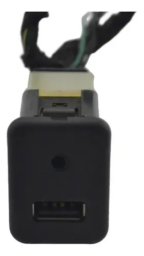 Entrada Conector Usb Auxiliar Console S10 Original Preto