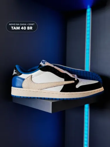 Air Jordan 1 Low Fragment x Travis Scott Tam 40 - Novo na Caixa DSWT