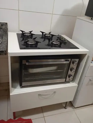 Cooktop + Armário planejado