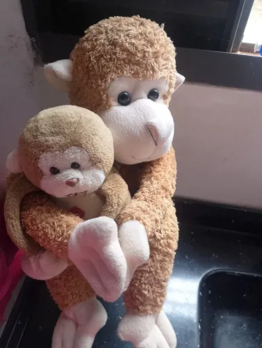 Macacos de pelúcia 
