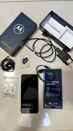 Celular Motorola Moto G 5g Preto Prisma 128GB Impecável Caixa Original c/ todos acessórios