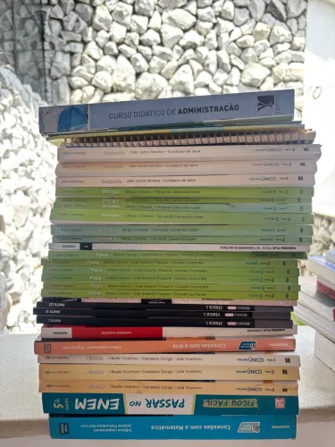 LIVROS ENSINO MÉDIO COMPLETO