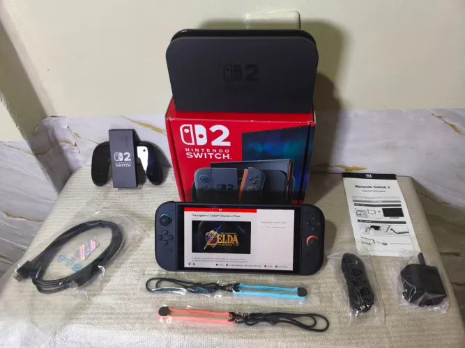 SWITCH 2 novo tudo no plástico/aceito cartão ate 18x/pego seu game como parte pagamento
