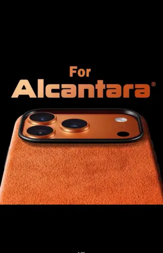 Capa iPhone 17 pro Max alcantara com mag safe
