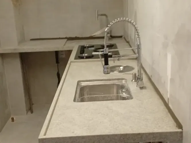 Bancada de cozinha branco Itaúnas 