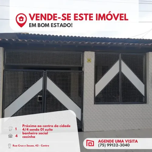 Casa para venda no Centro de Feira de Santana