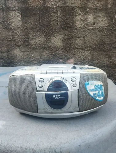 Rádio gravador cassete toca cd cce anos 90