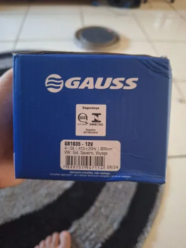 Buzina Caracol 12V Gauss GB1035 - Reposição Original VW