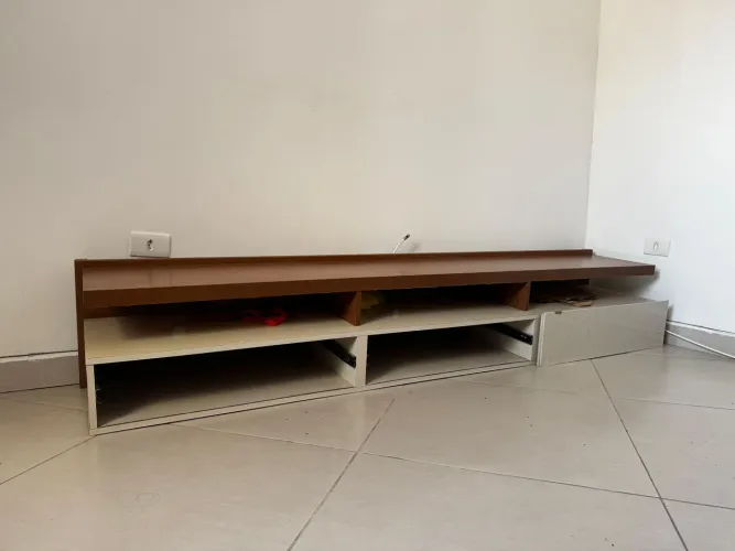 Rack suspenso para sala de estar | 2 peças