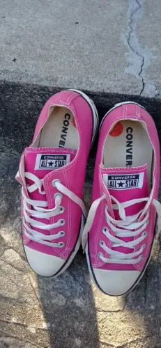 All Star Converse Plataforma Rosa