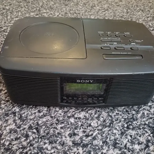 Radio relógio Sony
