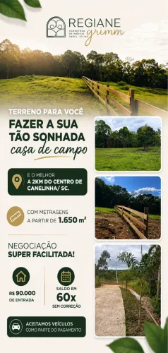 Lote para chácara em Canelinha/SC