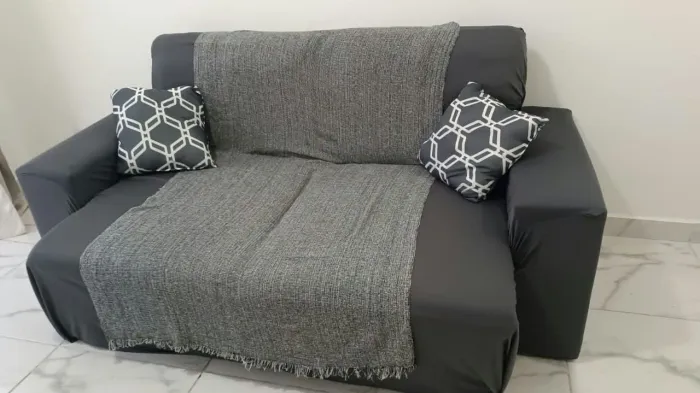 Sofá retrátil 2 lugares inclinável