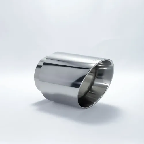 Ponteira Esportiva Escapamento HALDEN Inox 304 Chanfrada 4 Polegadas Parede Dupla