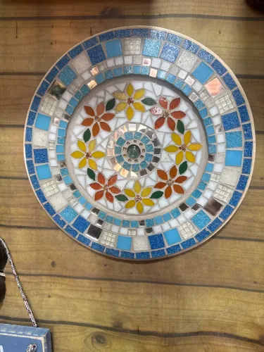 Prato de parede mosaico 