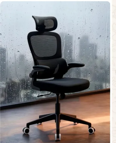 Cadeira de escritório ergonômica supreme Ergon Al Cor Preto Al