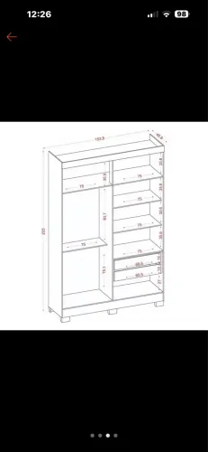 GUARDA ROUPA DESMONTADO