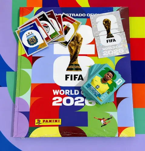 ÁLBUM CAPA DURA + 150 FIGURINHAS POR APENAS R$200! 