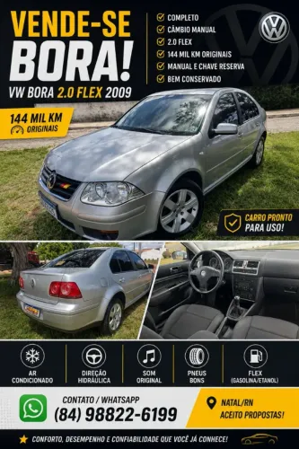VENDE-SE CARRO BORA