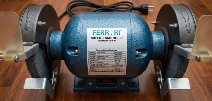 Moto Esmeril Ferrari 6" Modelo ME-6 - 127/220V (Bivolt)