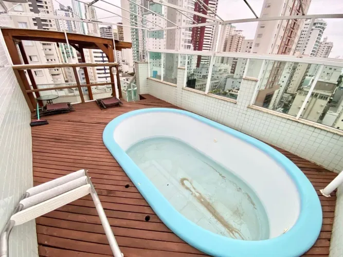 Cobertura 3 suítes 3 vagas Churrasqueira e Terraço com Piscina Aluguel Anual