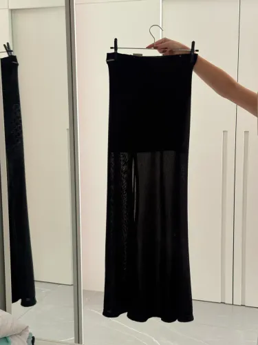 Saia longa com transparência LANÇA PERFUME
