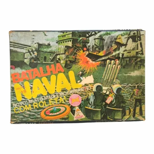 Jogo Batalha Naval da Gulliver - Anos 70 (original raro completo)