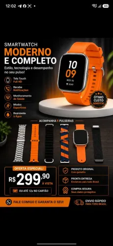 Relógio warch ultra