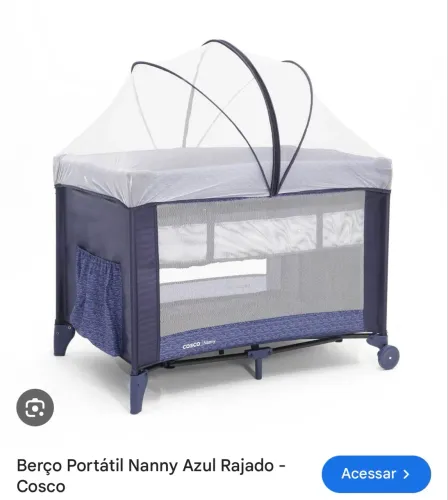 Berço portátil Cosco na caixa 