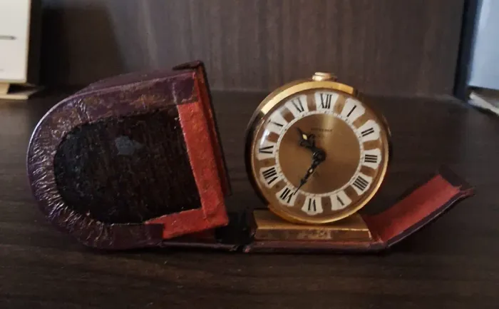 Relógio antigo suíço Bucherer bolso/ viagem