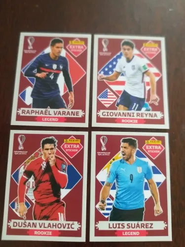 Figurinhas legends bordô originais Copa do Mundo 2022