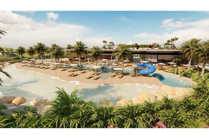 TERRENO A VENDA EM CONDOMINIO COM PRAIA ARTIFICIAL COM ONDAS EM XANGRI-LA