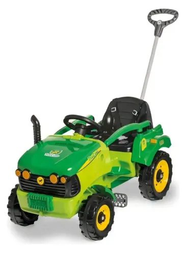 Carrinho De Passeio E Pedal - Trator Tracamp - Verde - Calesita