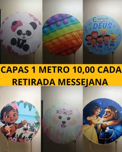 CAPAS DE 1 METRO 10,00 CADA PRA VENDER LOGO