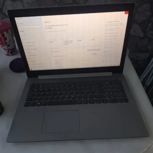 Notebook potente Lenovo I5 com 20 gigas de memória SSD de 240 gigas