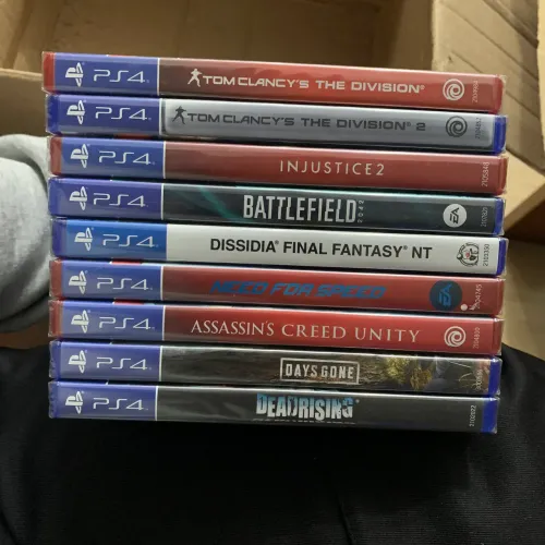 Lote de jogos lacrados ps4
