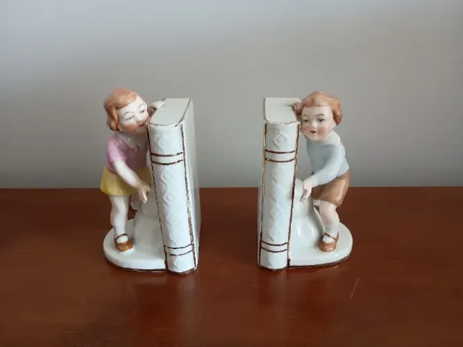 Apara livros raro em porcelana alemã Gerold & Co Tettau Bavaria