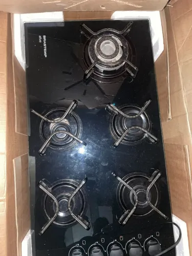Fogão Cooktop 5 bocas Brastemp 