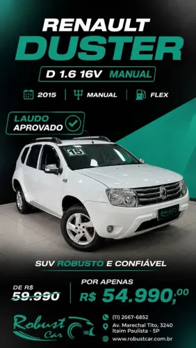 Renault Duster Dynamique 1.6 Hi-flex 16V Mec. 2015