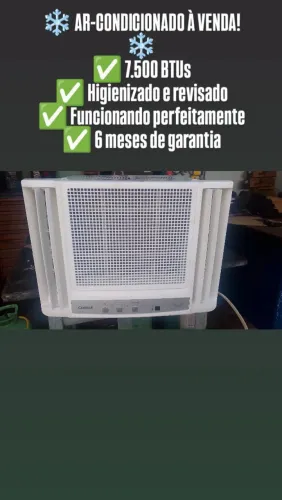 Vendo ar condicionado 7.500 BTUs