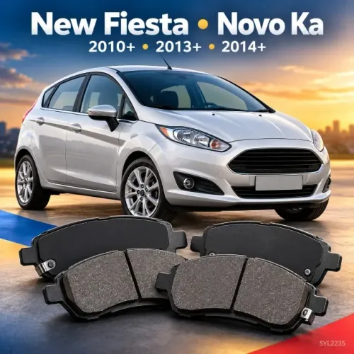 Pastilha de Freio Dianteira Ford New Fiesta Novo Ka 1.0 1.5 1.6 SYL2235 - Nova