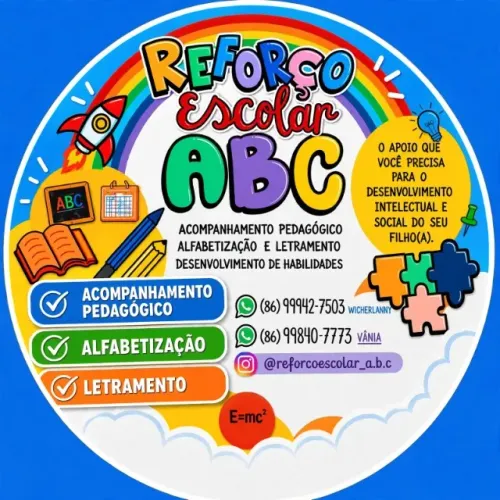 Reforço Escolar + Apoio Pedagógico A.B.C