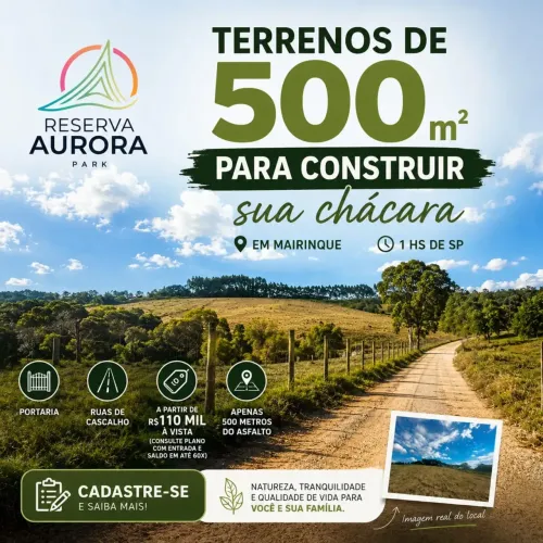 TERRENOS e LOTES DIRETAMENTE COM O PROPRIETÁRIO
