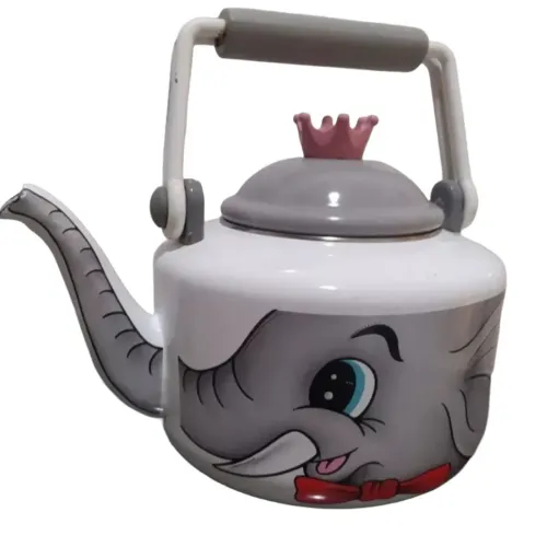 Chaleira elefante rara com apito